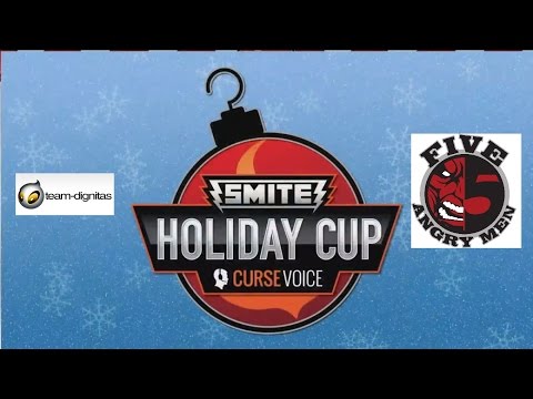 Smite Fr   Holiday Cup (Na) : Demi-Finale : Team DIgnitas vs Five Angry Men