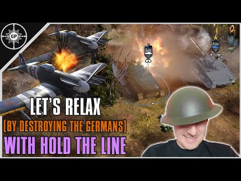 Casual DOMINATION with Hold the Line! | 4V4 Red Ball Express | Company of Heroes 2 Multiplayer