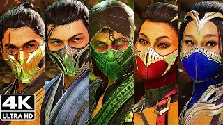 Mortal Kombat 1 All Armageddon Endings Every Characters (2023) 4K-Ultra HDR - MK1