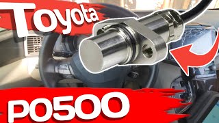 causes and fixes Toyota P0500 Code: vehicle speed Sensor 'A'