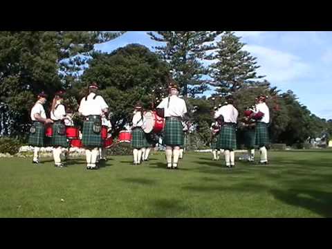 City of Hastings Pipe Band - Napier 26/08/12