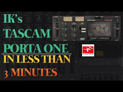 IK Multimedia Tascam Tape Collection: TASCAM Porta One on a Drum Loop