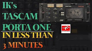 Video thumbnail for IK Multimedia Tascam Tape Collection: TASCAM Porta One on a Drum Loop by Hurricane