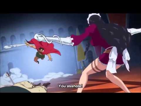 one piece kyros vs baflow and baby five English sub