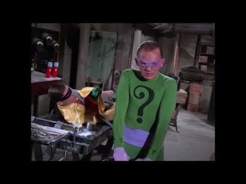 Batman Frees Robin From The Riddler