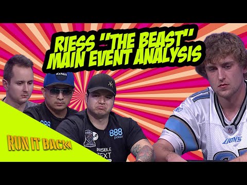 Run it Back with Ryan Riess | 2013 WSOP Main Event