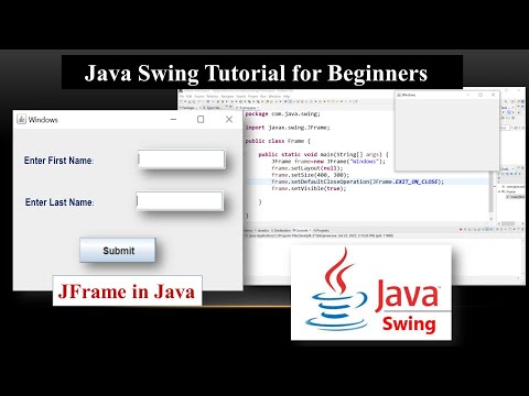 Java Tutorial How To Create Use A Window Using Jframe
