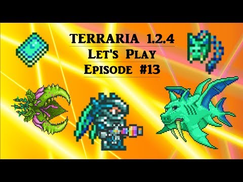 Terraria 1.2.4 Let'sPlay #13 Too Overpowered