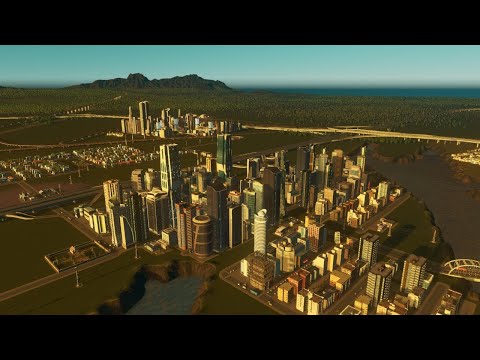 Cities Skylines - Los Cruz- Lowering unemployment - Increasing population - No commentary