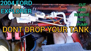 how to reach your fuel pump without removing your tank 2004 ford explorer