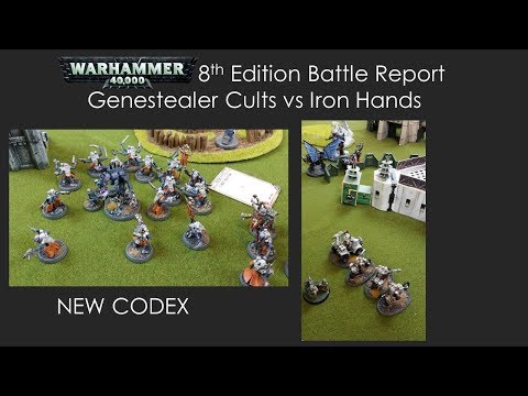 Warhammer 40k battle report  Genestealer Cults vs Iron Hands
