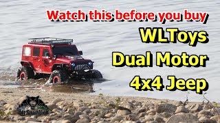 Watch This Before you buy Wltoys 104311 4X4 Crawler Dual Motor RC Jeep