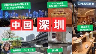 中国・マカオの旅 深圳で香港よりエッグタルトの美味しい店を発見!中国の電話番号を持っていなくてもライトショーが見れる莲花山公园