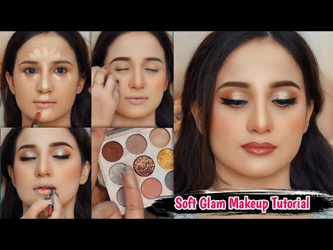 How to: Create Festive Makeup Look | Soft & Dewy Nude...