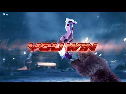 Bear playing with waifu tekken 7 kuma vs Anna katarina Asuka