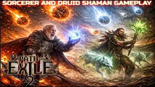 POE2 Endgame Begins! Sorcerer Firestorm Mapping With a Druid