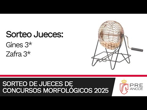 Sorteo de Jueces para los concursos de GINES y ZAFRA