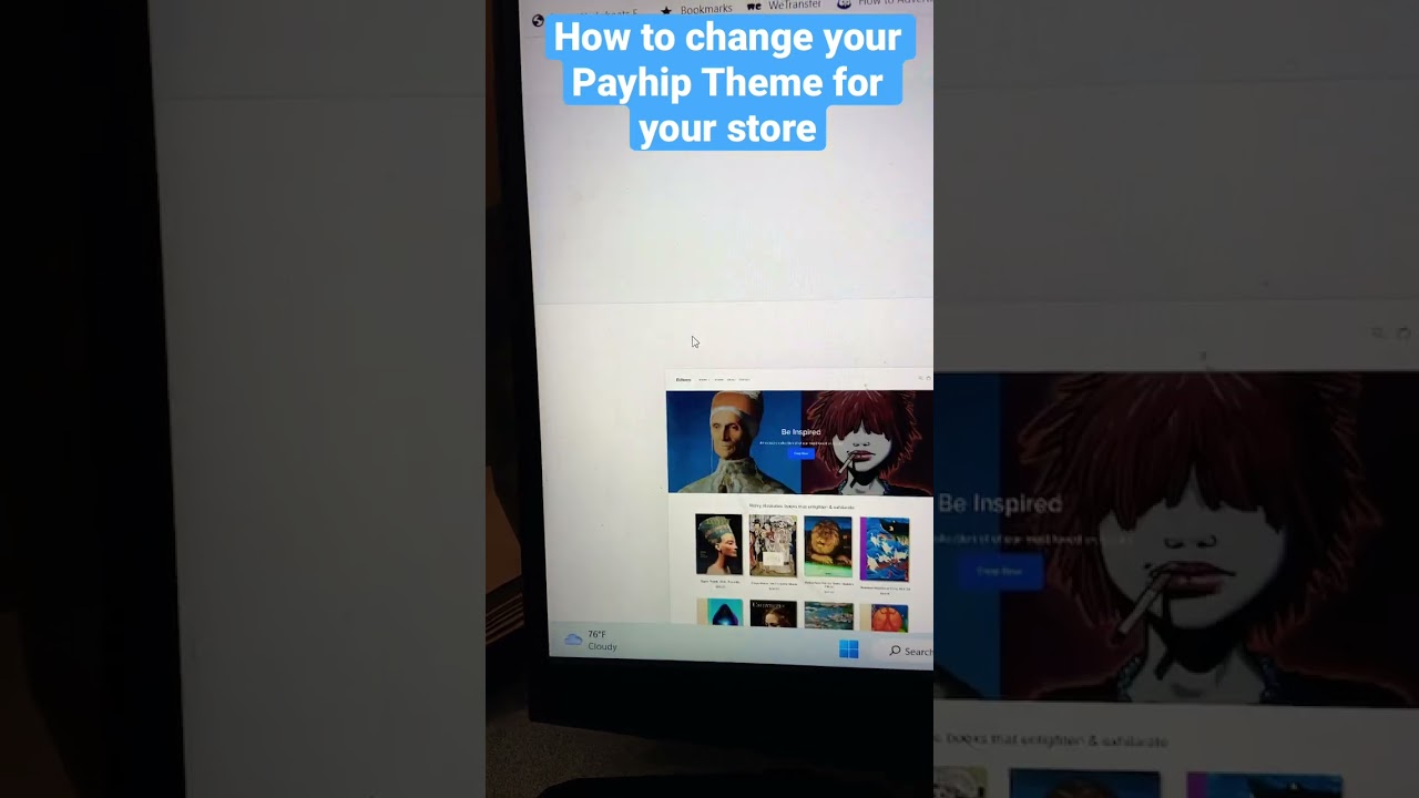 How to sell digital products. How to change your the theme on your Payhip website