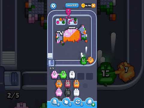 Pixel Flow Level 687 Walkthrough