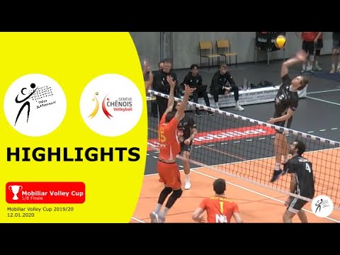 Volley Schönenwerd vs. Chênois Genève Volleyball, (3:0) HIGHLIGHTS Mobiliar Cup 2019/20, 1/8 Finale