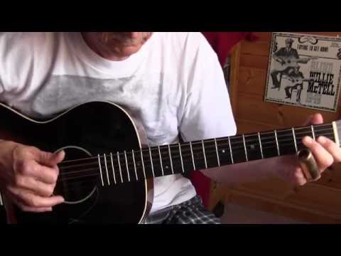 EZ Acoustic Slide Lesson -  Blind Willie McTell - TAB avl