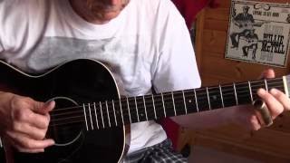 EZ Acoustic Slide Lesson -  Blind Willie McTell - TAB avl