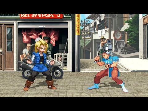 ANDROID 18 vs CHUN LI - This battle is very exciting!