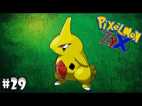 CAPTURAMOS UM SHINY LARVITARI!! - MINECRAFT: POKEMON ZYX ep.29