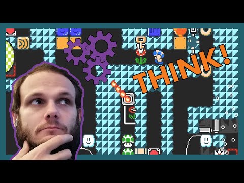 Amazing One Room Puzzle That Keeps You Thinking - SMM2 [Super Mario Maker 2]