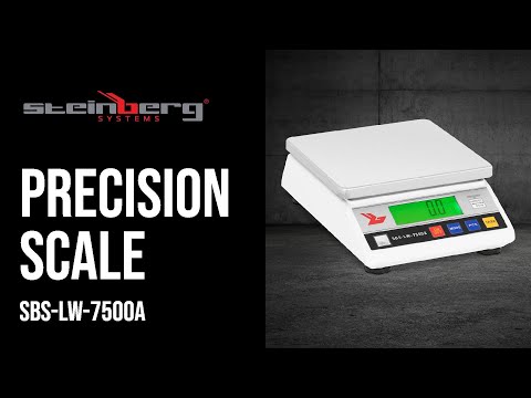 video - Precision Scale - 7,500 g / 0.3 g - LCD
