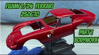 Fujimi 1/24 Ferrari 250 GTO - Part 1 Bodywork