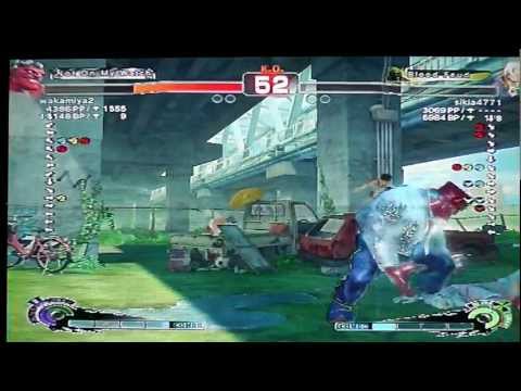 SSF4 AE - wakamiya2 (Hakan) vs sikia4771 (Gen)
