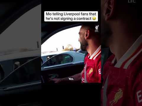 Mo Salah tells Liverpool fan that he’s not signing a contract😂 #LFC #Fy #Fyp #foru #shorts #explore