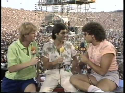 Max Weinberg - LiveAid Interview - 1985