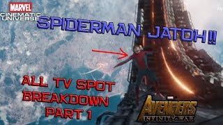 Download lagu Spiderman Jatuh Dari Langit ! All TV Spot Avengers Infinity War Breakdown Part 1 | Marvel Indonesia mp3
