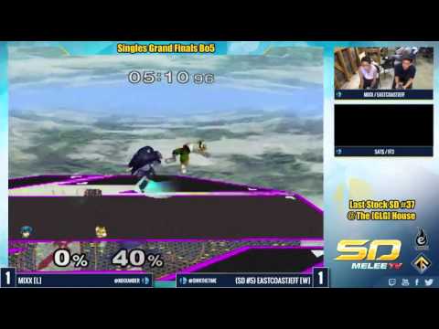 Last Stock SD #37 Singles GF: Mixx vs. EastCoastJeff - SSBM