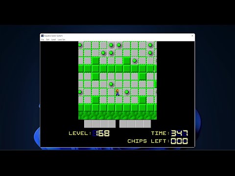 Chip's Challenge 2 Level Pack 1 CC2LP1 - Level 168 Aquatos Sewer System