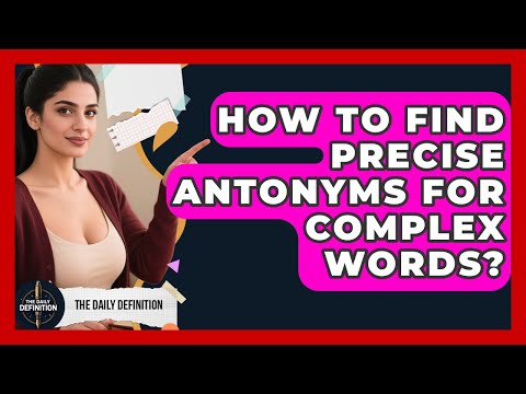 Antonyms For Complex