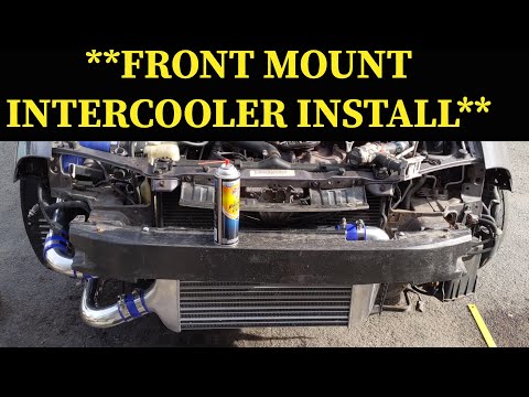 FRONT MOUNT INTERCOOLER INSTALL 2G DSM