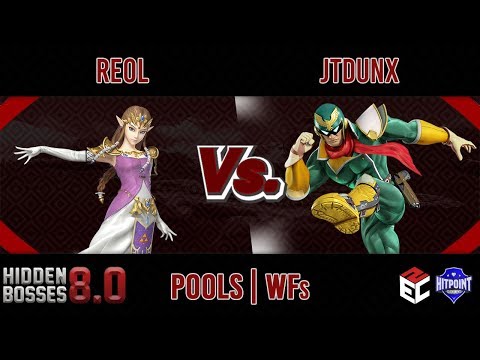 Hidden Bosses 8.0 POOLS - Reol (Zelda) vs JTDUNX (Captain Falcon)
