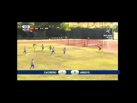 Resumen del Cacereño-Arroyo:1-0    Grupo IV 2ºB 13/14