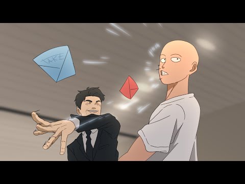 Salesman vs Saitama | SQUID GAME fan ANIMATION