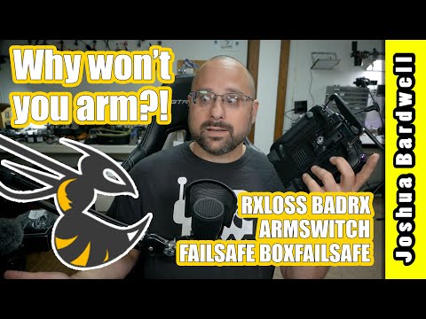 BETAFLIGHT WON'T ARM | RXLOSS BADRX ARMSWITCH FAILSAFE BOXFAILSAFE arming status flags