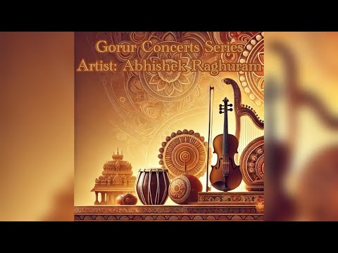 Abhishek Raghuram – Live Carnatic Vocal Concert | Gorur Concerts | #carnaticmusic #gorur