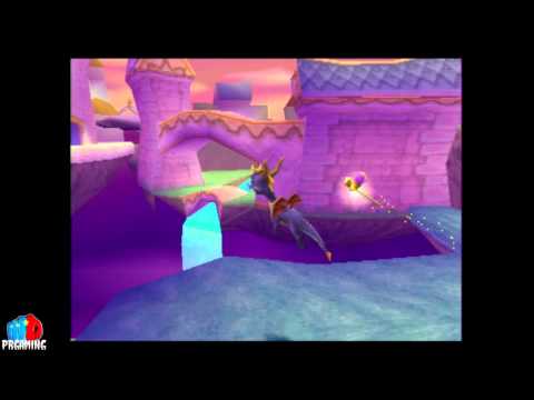 Spyro The Dragon 100% playthrough pt30-Lofty Castle pt2