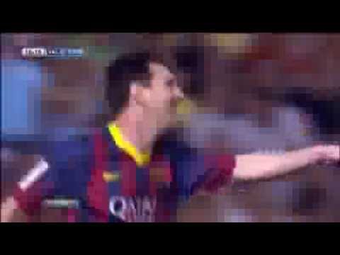 Lionel Messi Barcelona Valencia 2013/2014