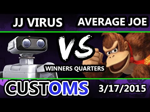S@X Customs - SBY | JJ Virus (ROB, Falcon) Vs. Average Joe (Donkey Kong) SSB4 WQ - Smash Wii U
