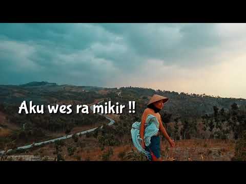 Aku wes ndak MIKIR, aku wes ndak KUAT