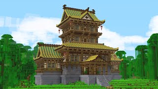I Built the Most Beautiful Bamboo Farm in Minecraft Survival