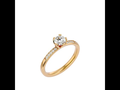 Inel de logodna Feeric Fancy Pave Aur Alb 18k Diamante Naturale  - Natalie